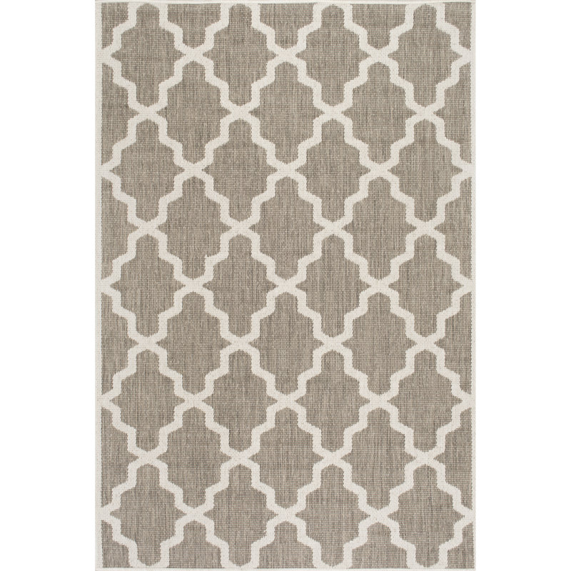 Tapis de couloir intérieur / extérieur Sidell Trellis, Rectangle 5 pi 11 po x 9 pi