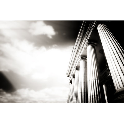 Greek Pillars - Wrapped Canvas Print