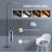 Amlcar 72'' LED Swing Arm Floor Lamp with Outlet