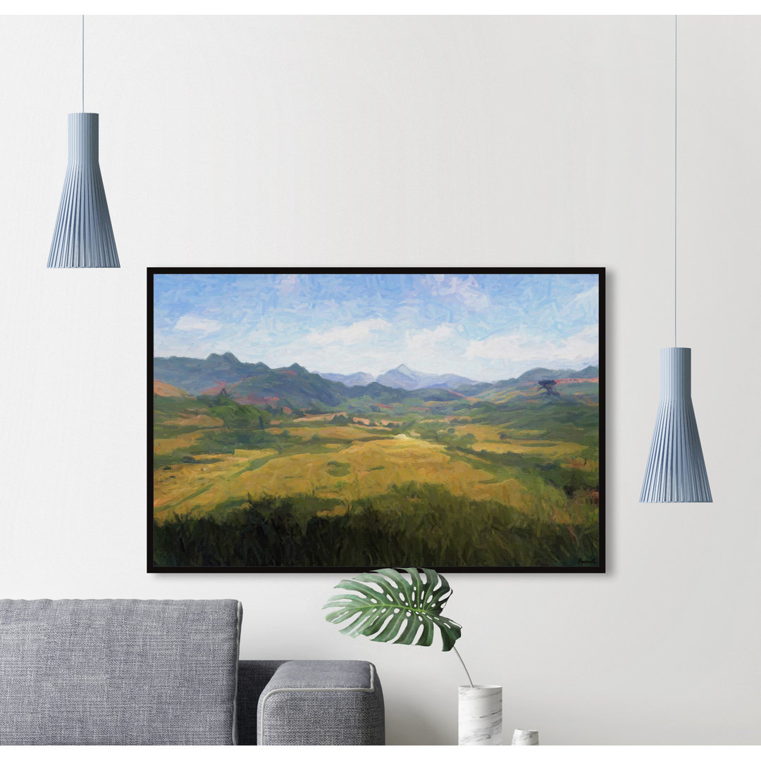 Just Keep Climbing by Marmont Hill - Floater Frame Painting on Canvas