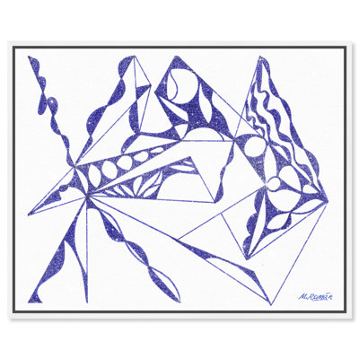 Manuel Roman - Blue Quartz Print by Oliver Gal