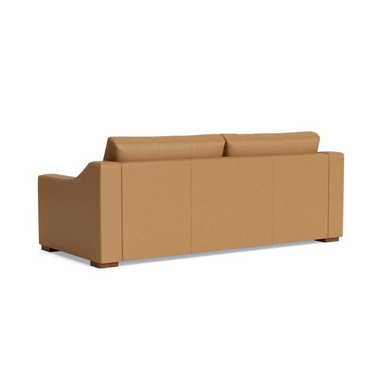 Lucca Sofa (85"), Bison Butterscotch Top Grain Leather