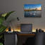 Art mural en verre Highland Dunes «Boston Skyline Summer» par Rick Berk-1232594932