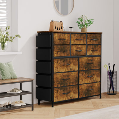 99 cm W Chest of 12 Drawers