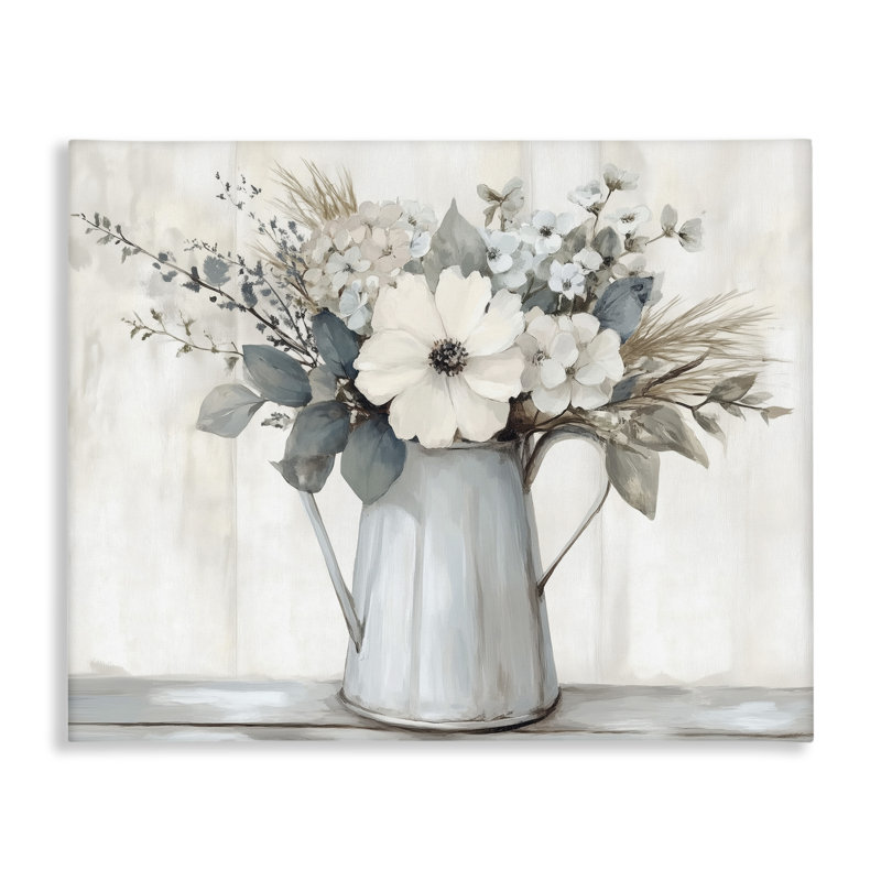 Assortiment d'art sur toile avec ampoules champêtres assorties, design par Annabelle Hall, H 36 po x l 48 po
