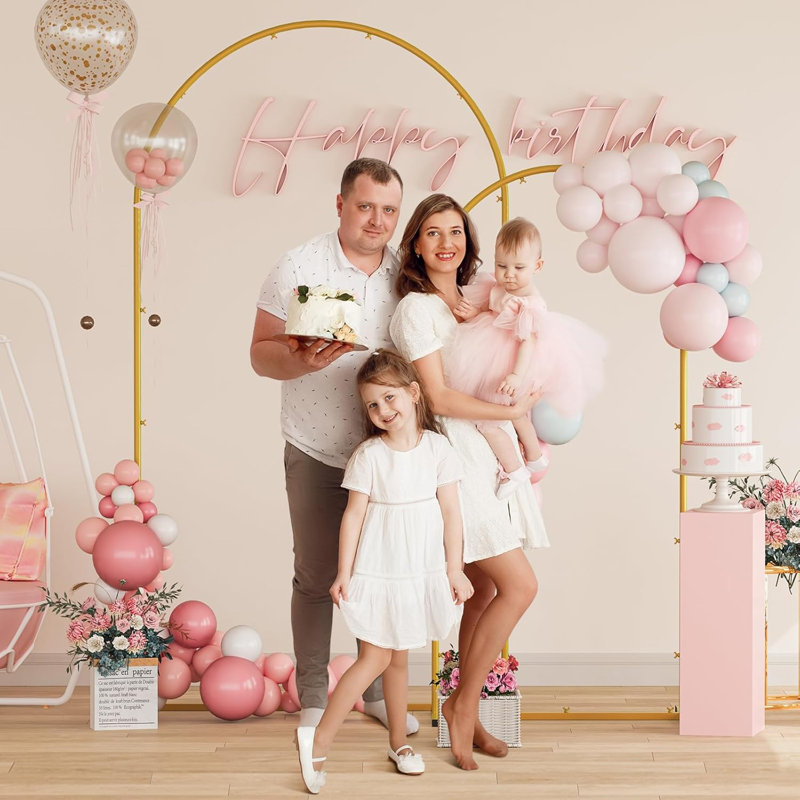 Ensemble de support pour arche de 7,2 pi et 6 pi - Anniversaire, célébration, décor extérieur de fête