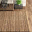 Tapis brun clair fait à la main Caroline-54499141