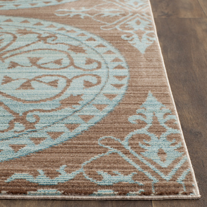 Tapis géométrique Vidrio Valencia Performance, Rectangle 9 pi x 12 pi