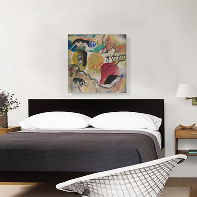 «Improvisation 27 Garden of Love II 1912» par Wassily Kandinsky - impression sur toile tendue
