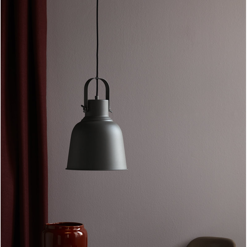 Adrian 1 - Light Single Pendant, Black, 222cm H x 16cm W x 16cm D