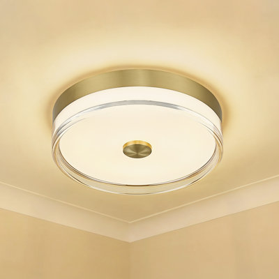 11.8 Inch Dimmable LED Flush Mount 5 Colors Temperatures Switch