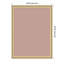 Tableau d'affichage encadré en tissu, tableau d'affichage rosé 20 x 26 pour l'organisation murale-233801507