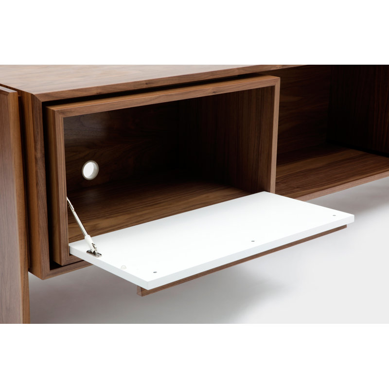 Low Units Media Console, White
