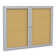 Enclosed Cork Boards Enclosed Cabinet Cork Bulletin Board