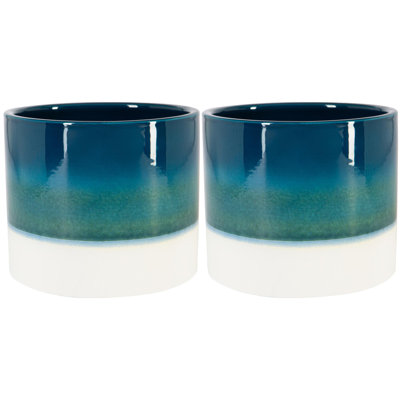 Nicola Spring - Reactive Glaze Plant Pots