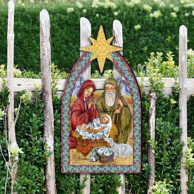 Décoration murale crèche de Noël Nativité