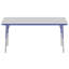 Table rectangulaire 24 "x 60"-92311600-92311601