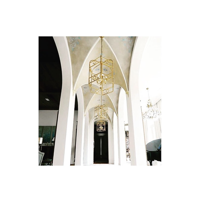 Lustre géométrique à 6 lumières Istanbul