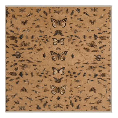 Tapis brun français lavable à la machine