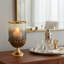 Sagebrook Home Eaves Glass And Metal Hurricane-471740555