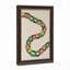 Art mural sur toile vert et rouge-557346022