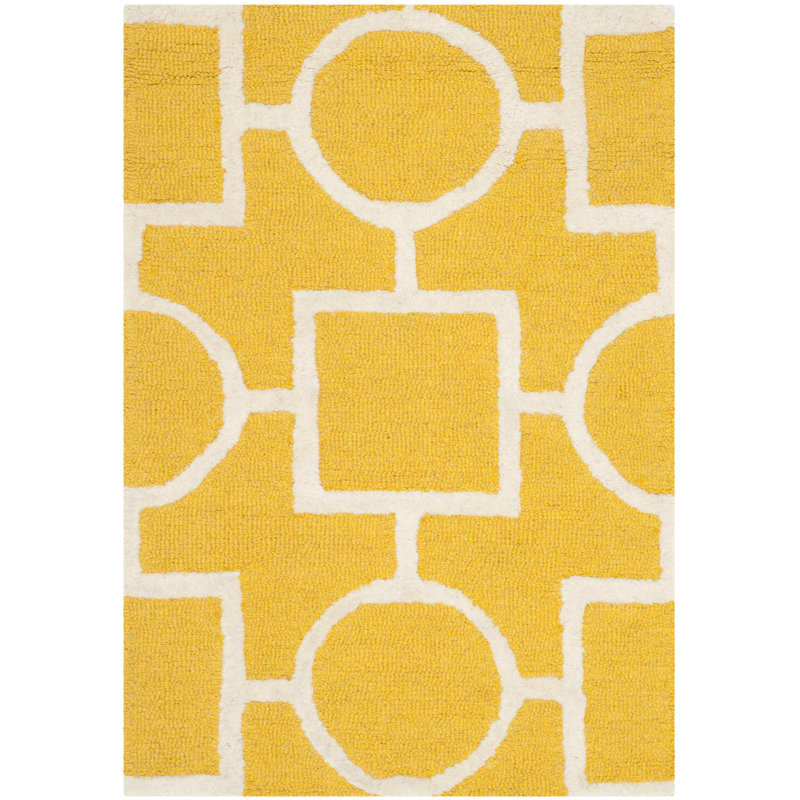 Cambridge Hand Tufted Wool Geometric Rug, 2' x 3'