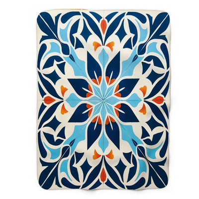 Exotic Moroccan Patterns - 1 Piece Premium Blanket