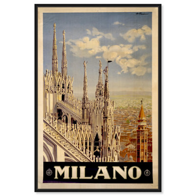 Milano Vintage Poster Nouveau Art Prints by Art Remedy