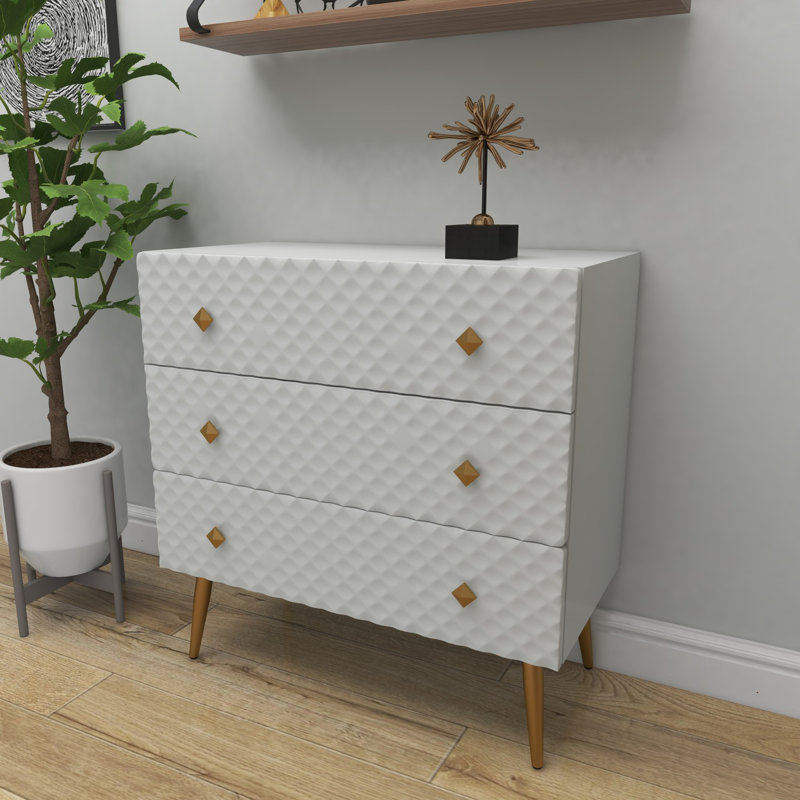 Commode d'appoint 3 tiroirs Casha
