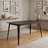 Rectangular Dining Table with Wood Legs-1061752920