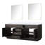 Ensemble de meuble-lavabo double 80 "avec miroir-82319148-112727998