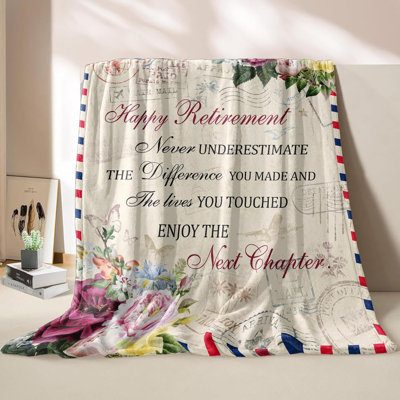 Retirement Gift for Woman, Retirement Gifts for Women 2026, Retirement Blanket for Women Teacher Nurse Coworker, Funny Retire Farewell Gifts for Coworkers Boss 60"x80"