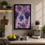 Purple Daisy Sprinkle Botanical - Wrapped Canvas-1326337140-1326337142