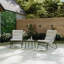 2 - Person Patio Dining Set with Square Table , Cushions Included-1845073293