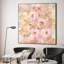 Douces roses roses, aquarelle, illustrations florales romantiques, très grand encadré, impression d'art mural (assemblage requis)-105075994