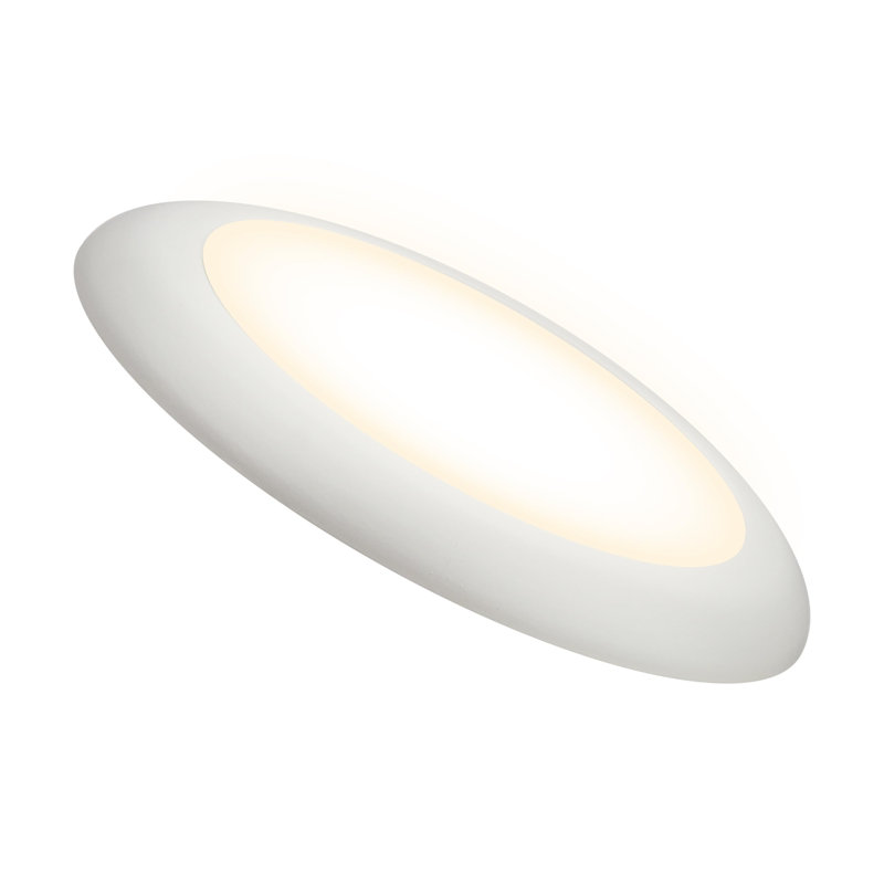 Plafonnier encastré 12 po à DEL - Plafonnier mince à intensité variable - Éclairage à DEL écoénergétique - Luminaire polyvalent facile à installer
