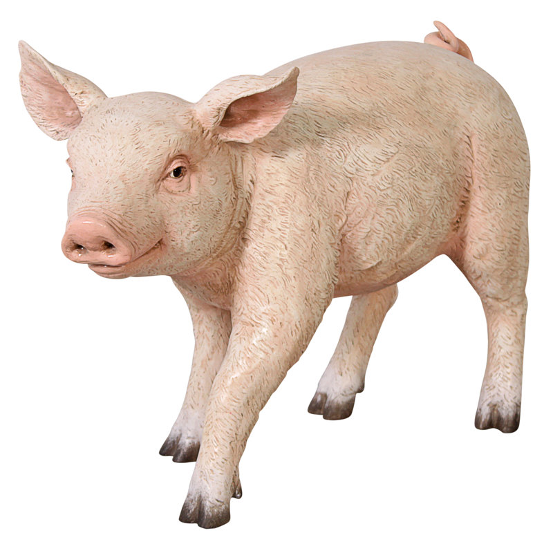 Porcelet cochon, sculpture de bébé cochon