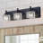 Derquan 3-Light Modern Square Glass Light Shade Dimmable Vanity Light
