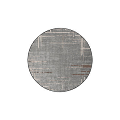 Machine Washable Gray Area Rug
