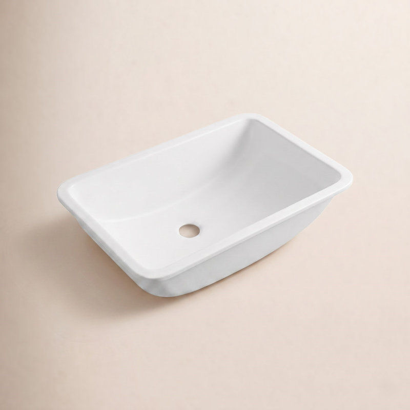 Lavabo de meuble-lavabo rectangulaire Lexik, Blanc