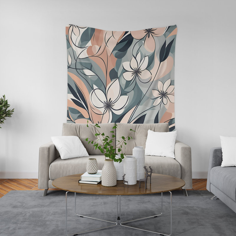 Tapisserie murale, H 80 po x l 68 po x P 0,8 po