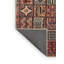 Tapis patchwork rouge / orange / noir-326976174