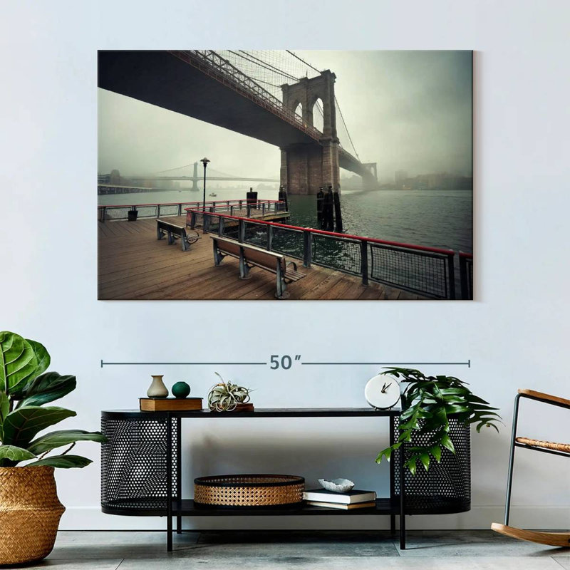 Lilie NYC Bridge, 34" H x 51" W