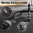 High-Back Adjustable Reclining Ergonomic Fabric PC & Racing Game Chair with footrest-1168417976
