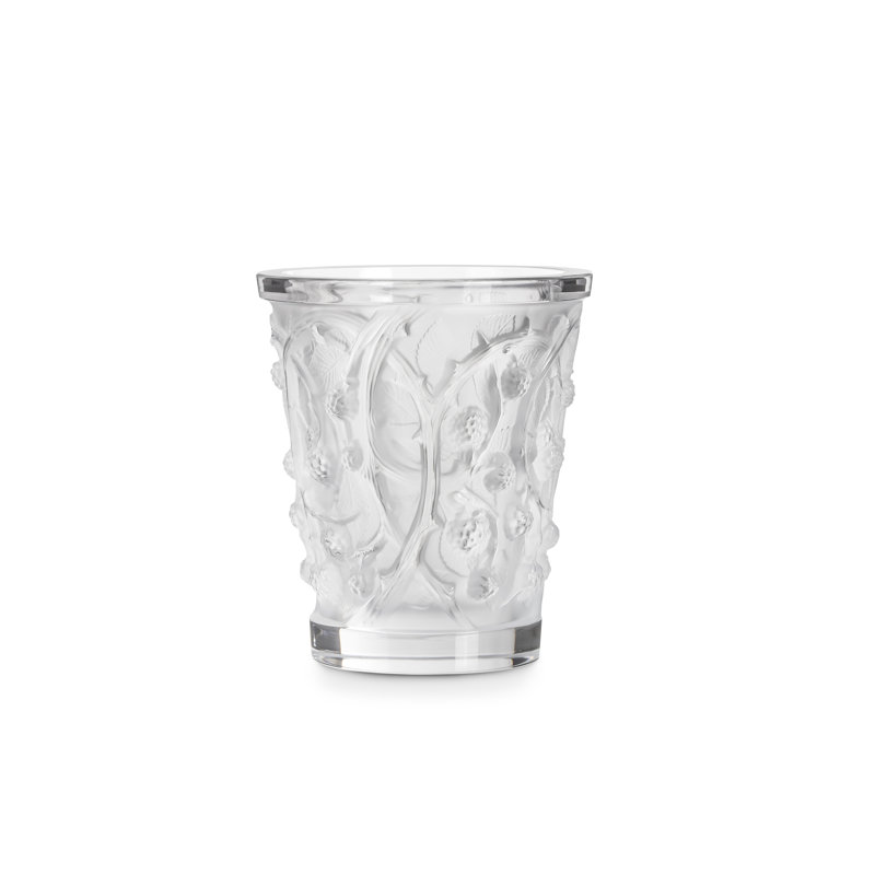 Mûres Handmade Crystal Table Vase, Clear
