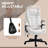 High Back Vibration Massage Office Chair with 6 Vibration Points, Heated Reclining with Remote-323735596