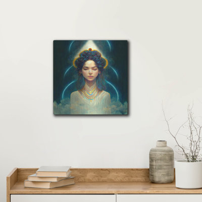 Bungalow Rose 'Goddess in Heavenly Realms' by Tanya Mavric, Metal Wall Art,