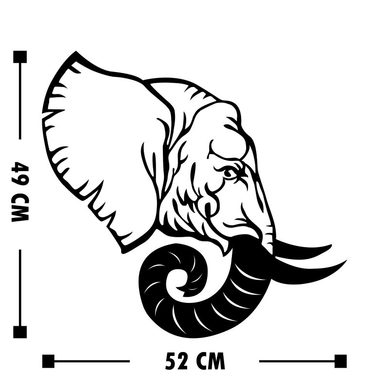 Animals Wall Decor on Metal
