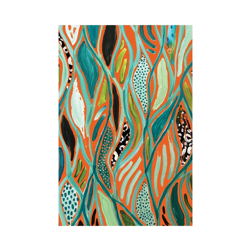 Abstract III by EttaVee - Painting on Canvas, 20.32 cm H x 30.48 cm W, Wrapped Canvas