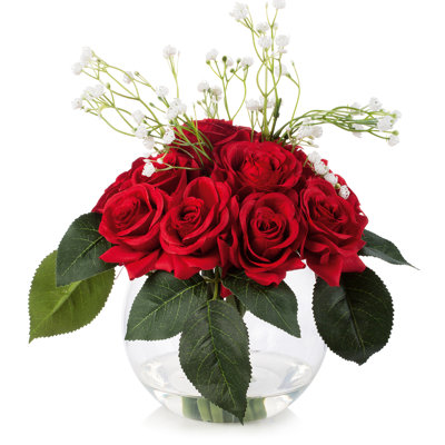 Mélange de fleurs dans un vase